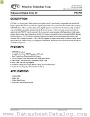 PT2395 datasheet pdf Princeton Technology Corporation