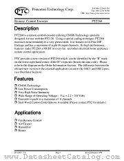 PT2268 datasheet pdf Princeton Technology Corporation