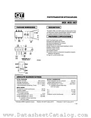 4N37 datasheet pdf QT Optoelectronics