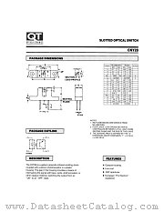 CNY28 datasheet pdf QT Optoelectronics