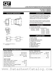 H11A817A datasheet pdf QT Optoelectronics