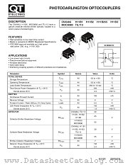 H11B3 datasheet pdf QT Optoelectronics