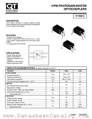 H11B815 datasheet pdf QT Optoelectronics