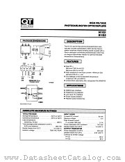 H11G1 datasheet pdf QT Optoelectronics