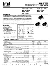 HCPL-4502 datasheet pdf QT Optoelectronics