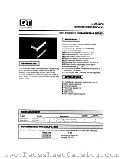 MAN4910A datasheet pdf QT Optoelectronics