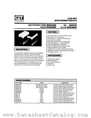 MAN74A datasheet pdf QT Optoelectronics