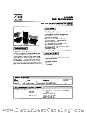 MAN8410 datasheet pdf QT Optoelectronics
