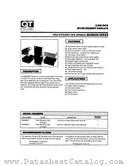 MAN8610 datasheet pdf QT Optoelectronics