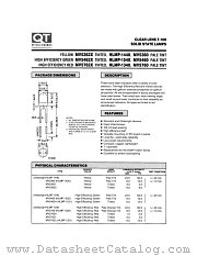 MV5460 datasheet pdf QT Optoelectronics