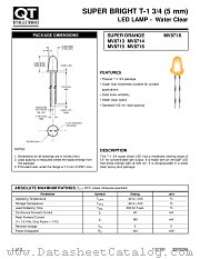 MV8715 datasheet pdf QT Optoelectronics