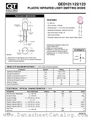 QED123 datasheet pdf QT Optoelectronics