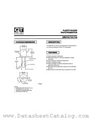 QSD724 datasheet pdf QT Optoelectronics