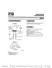 QSD733 datasheet pdf QT Optoelectronics
