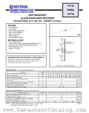 1F1G datasheet pdf Rectron Semiconductor