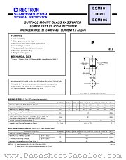 ESM103 datasheet pdf Rectron Semiconductor