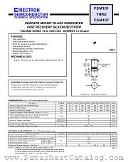 FSM105 datasheet pdf Rectron Semiconductor