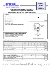 HSM106 datasheet pdf Rectron Semiconductor