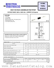 HVM12 datasheet pdf Rectron Semiconductor