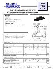 HVP5 datasheet pdf Rectron Semiconductor