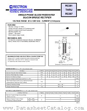 RC203 datasheet pdf Rectron Semiconductor