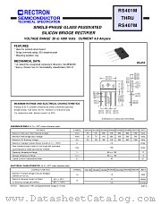 RS402M datasheet pdf Rectron Semiconductor