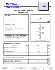 VR60 datasheet pdf Rectron Semiconductor