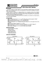 R3112XXX1C SERIES datasheet pdf Ricoh