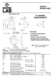 IRF9240-SMD datasheet pdf SemeLAB
