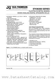 STKM2000-SERIES datasheet pdf SGS Thomson Microelectronics