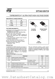 STTA512F datasheet pdf SGS Thomson Microelectronics