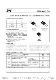 STTA506D datasheet pdf SGS Thomson Microelectronics