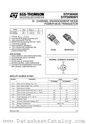 STP36N06 datasheet pdf SGS Thomson Microelectronics