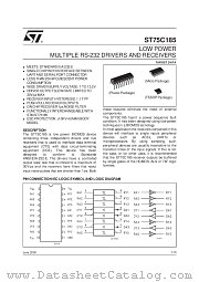 ST75C185 datasheet pdf SGS Thomson Microelectronics
