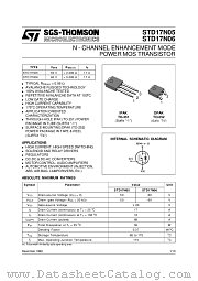 STD17N06 datasheet pdf SGS Thomson Microelectronics