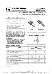 STP6NA60FI datasheet pdf SGS Thomson Microelectronics