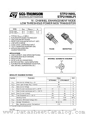 STP21N05LFI datasheet pdf SGS Thomson Microelectronics