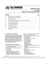 AN631 datasheet pdf SGS Thomson Microelectronics