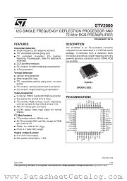 STV2000 datasheet pdf SGS Thomson Microelectronics