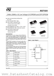 M27V201 datasheet pdf SGS Thomson Microelectronics