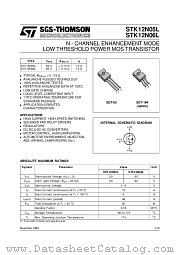 STK12N05L datasheet pdf SGS Thomson Microelectronics