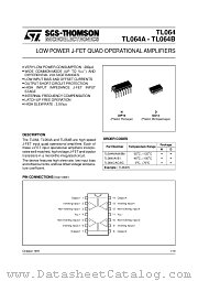 TL064A datasheet pdf SGS Thomson Microelectronics