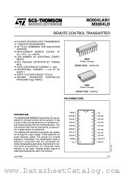 M3004LAB1 datasheet pdf SGS Thomson Microelectronics