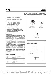 M2201 datasheet pdf SGS Thomson Microelectronics