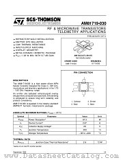AM81719-030 datasheet pdf SGS Thomson Microelectronics