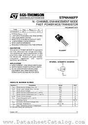 STP6NA60FP datasheet pdf SGS Thomson Microelectronics