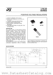 L78L00-SERIES datasheet pdf SGS Thomson Microelectronics