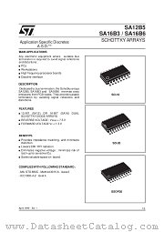 SA16B6 datasheet pdf SGS Thomson Microelectronics