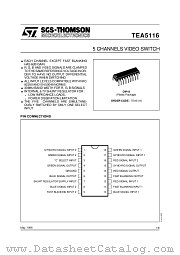 TEA5116 datasheet pdf SGS Thomson Microelectronics