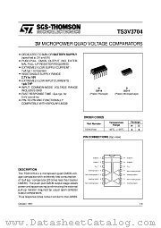 TS3V3704 datasheet pdf SGS Thomson Microelectronics